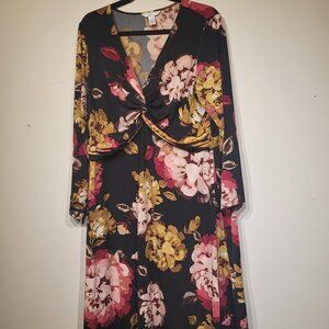 London Times 1X floral dress